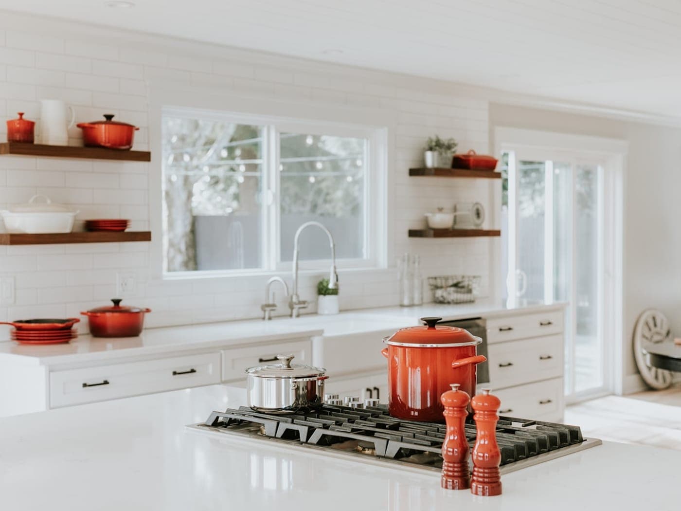 Natural stone used for kitchen countertops